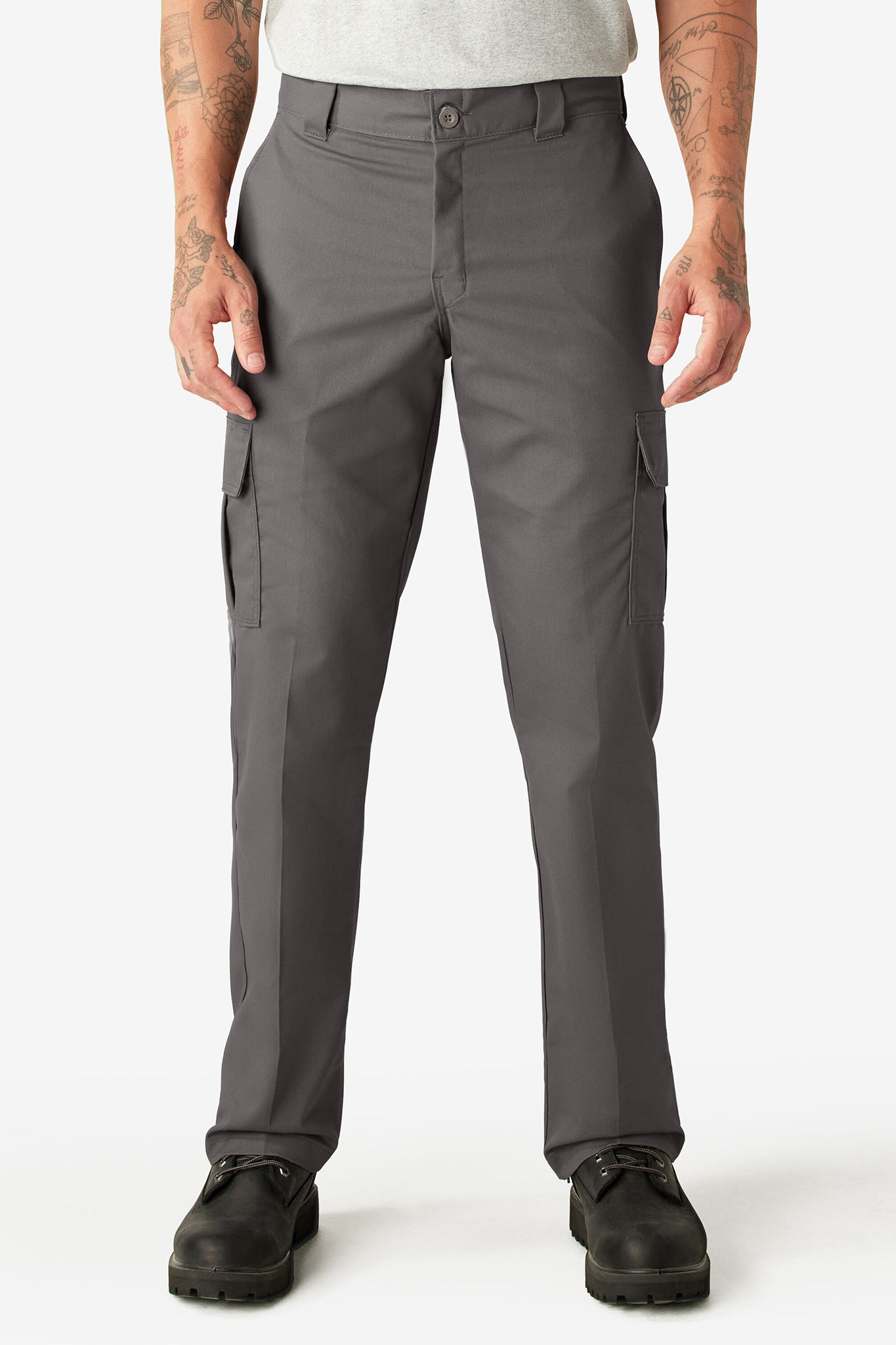 Dickies Men's Flex Regular Fit Straight Leg Work Cargo Pants Khaki 36X30