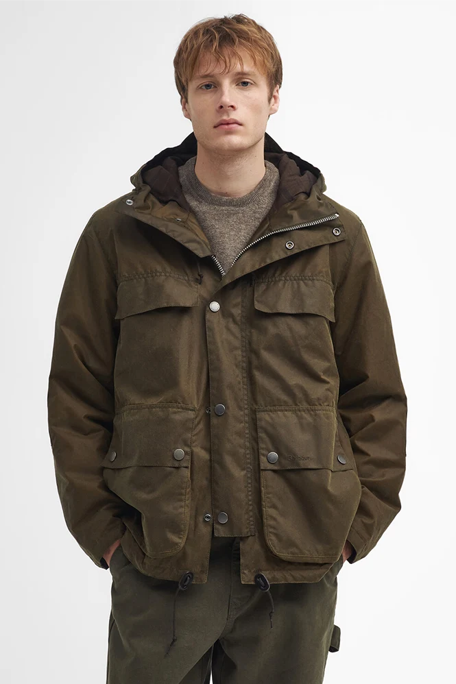 Barbour durham wax jacket on sale