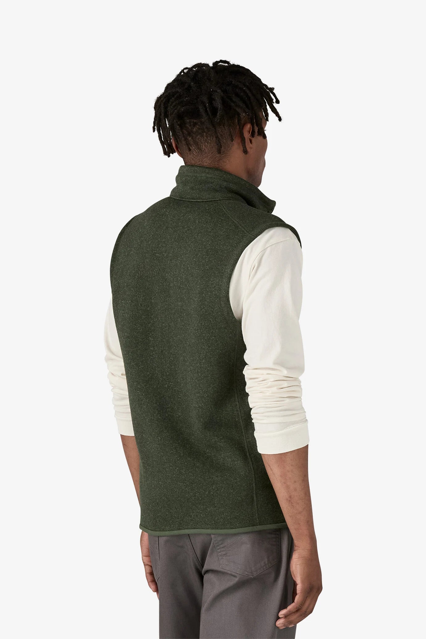 Sweater fleece vest mens on sale