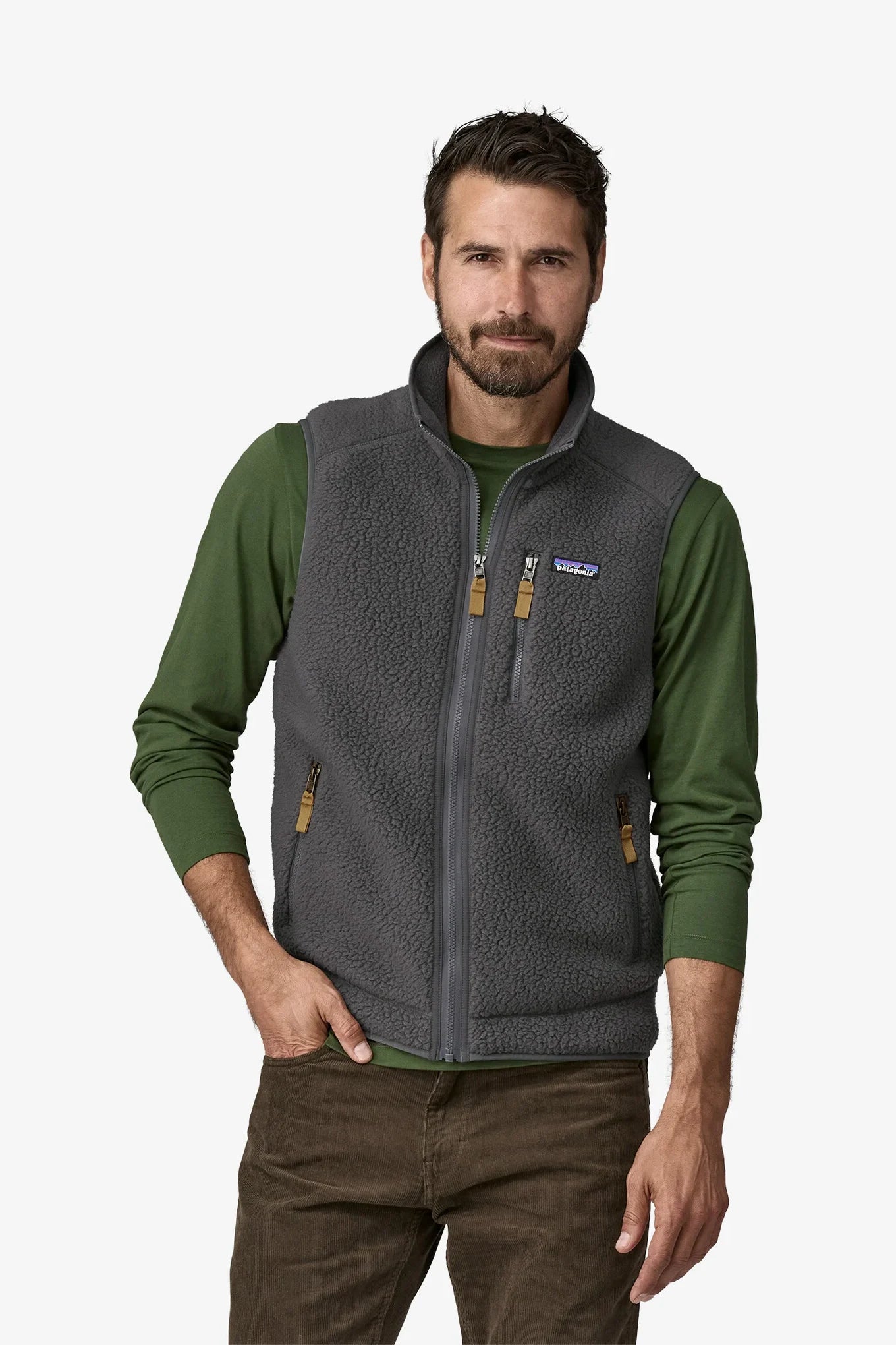 Retro Pile Fleece Vest Ray Rickburn