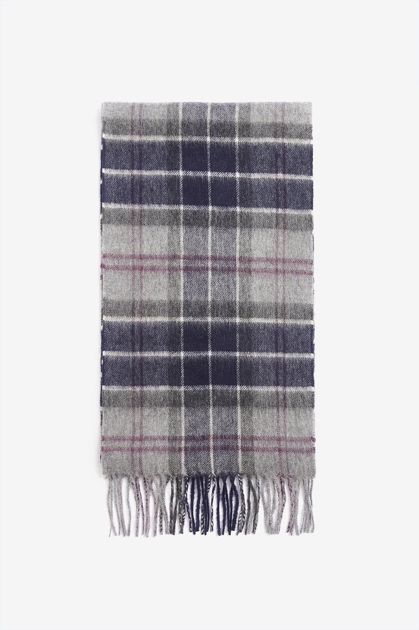 Wool Cashmere Tartan Scarf Scarves Barbour   