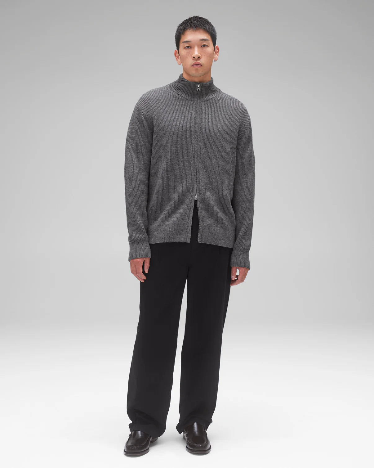 Merino Rib Vinnie Track Jacket Sweaters Reigning Champ   