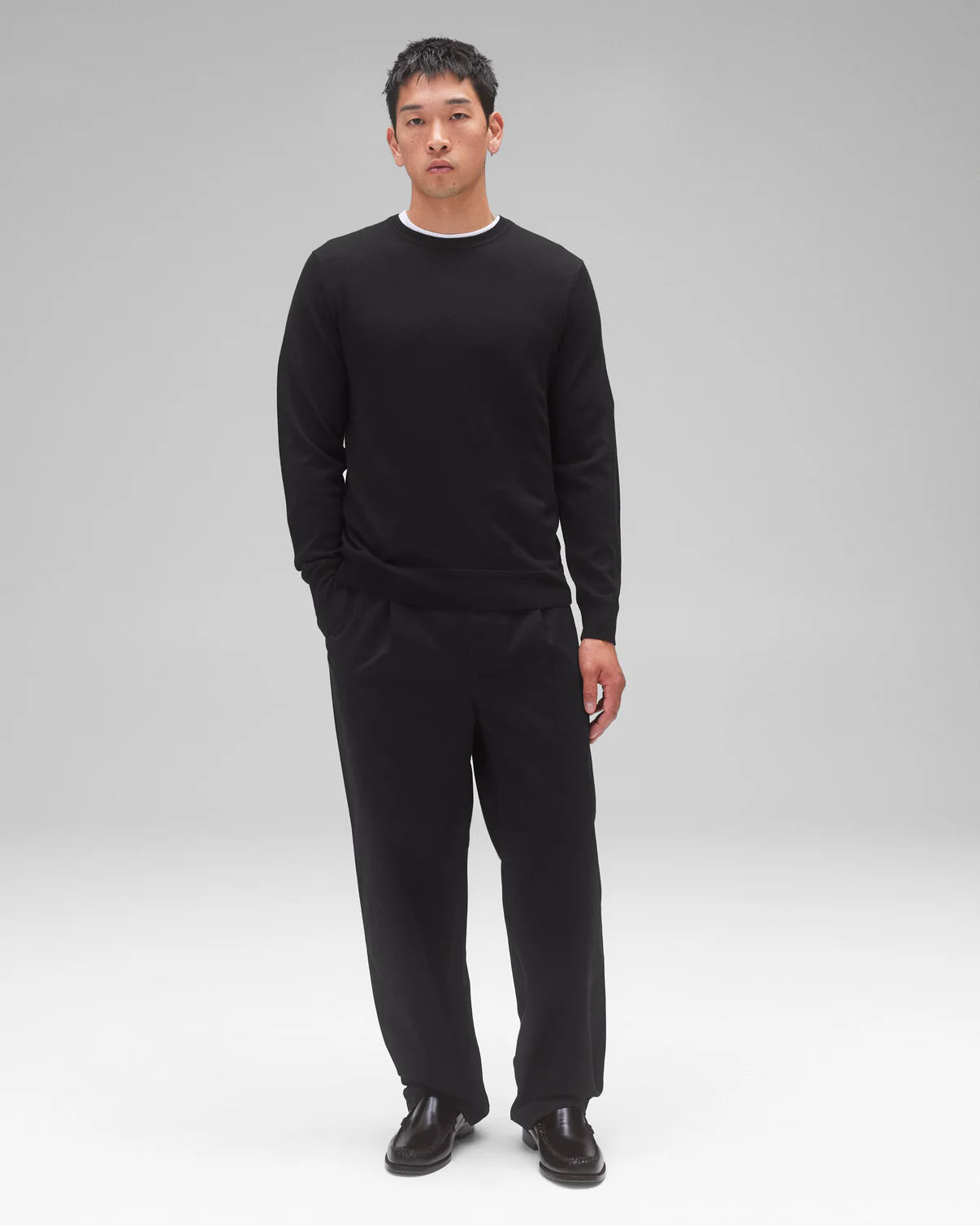 Lightweight Merino Harry Crewneck Sweaters Reigning Champ   