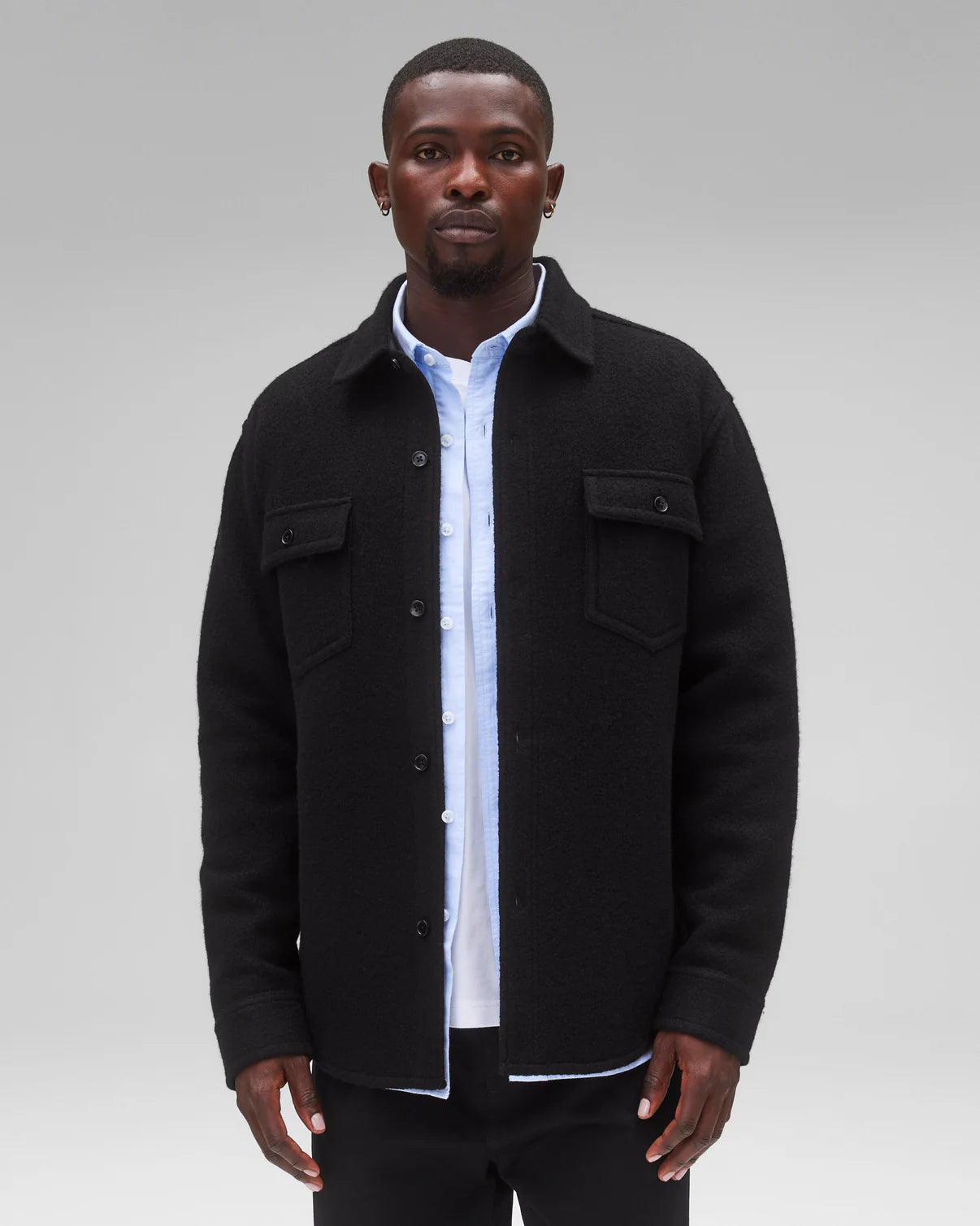 Boiled Wool Warden Overshirt OverShirt Reigning Champ   