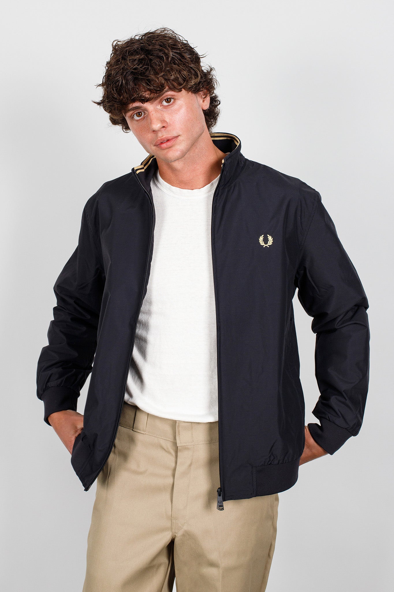 Fred perry clearance brentham jacket black