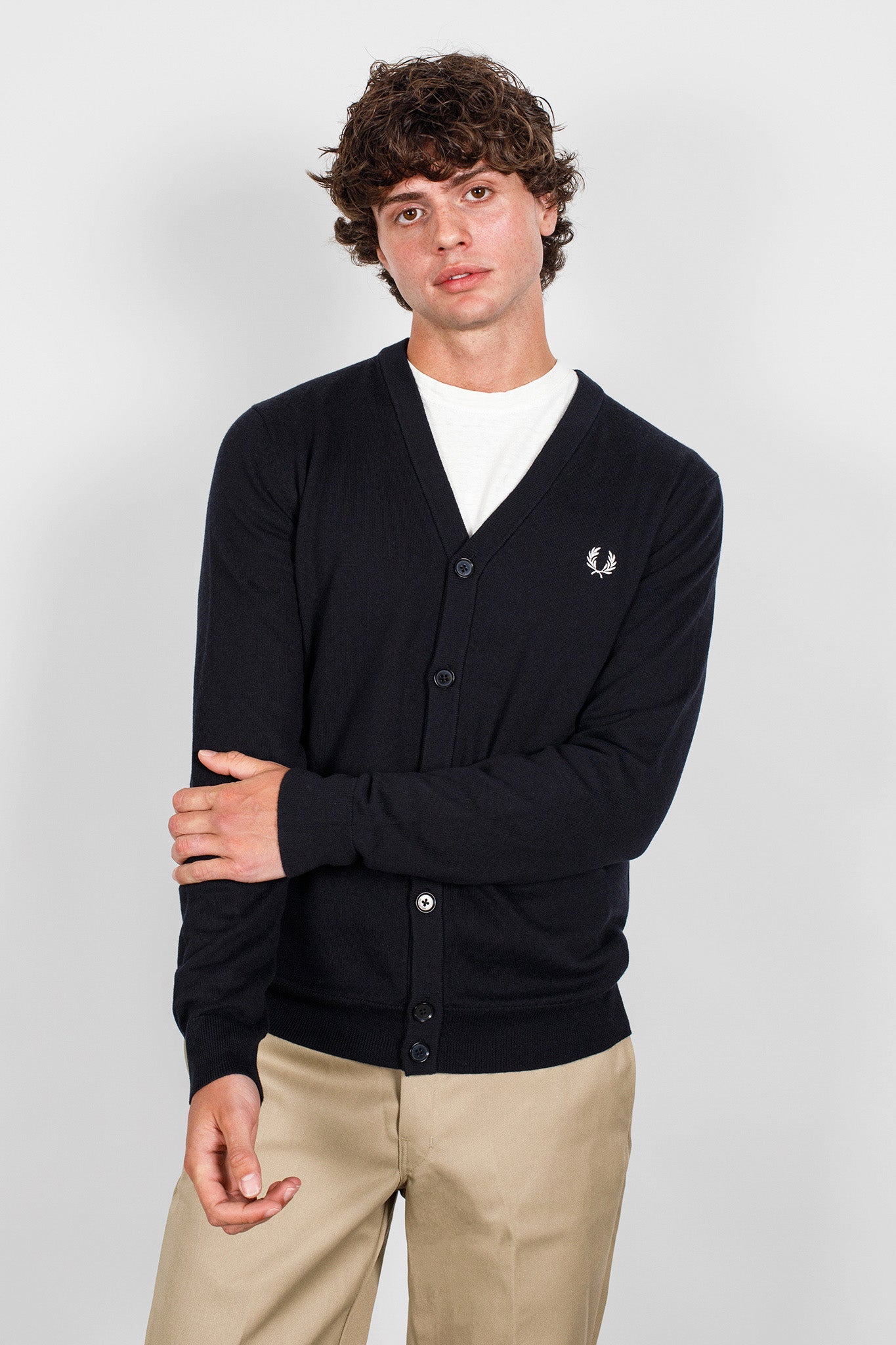 Classic Cardigan Sweaters Fred Perry