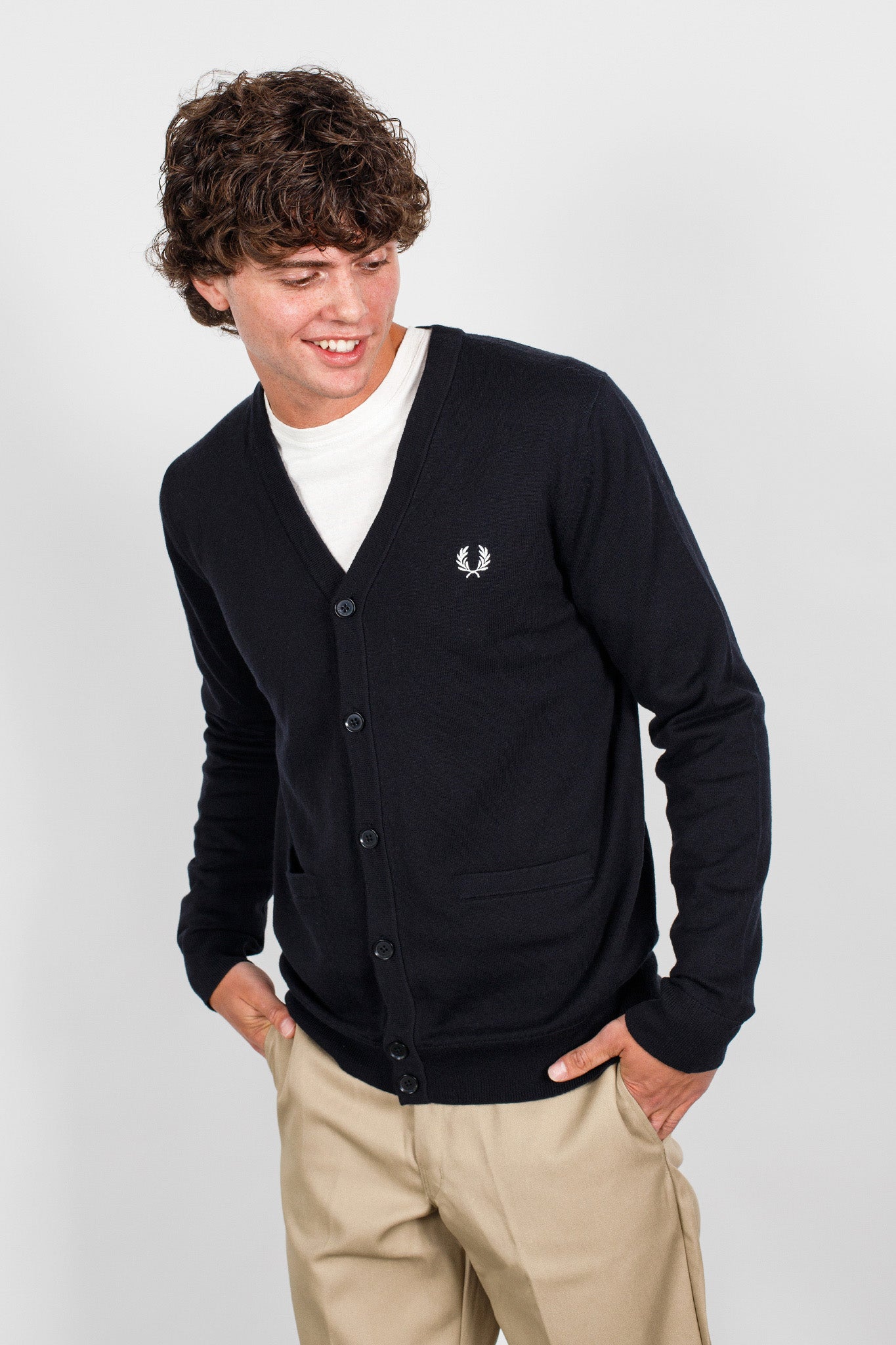 Classic Cardigan Sweaters Fred Perry