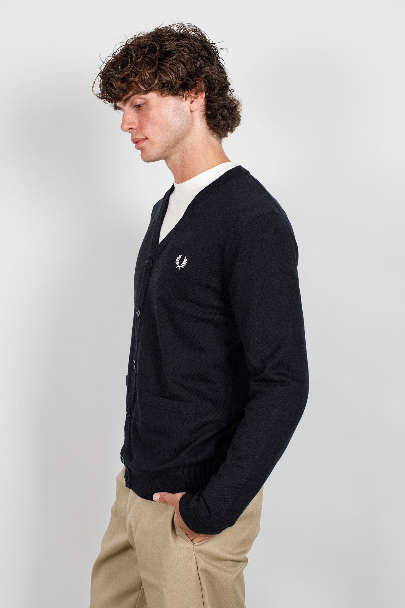 Classic Cardigan Sweaters Fred Perry