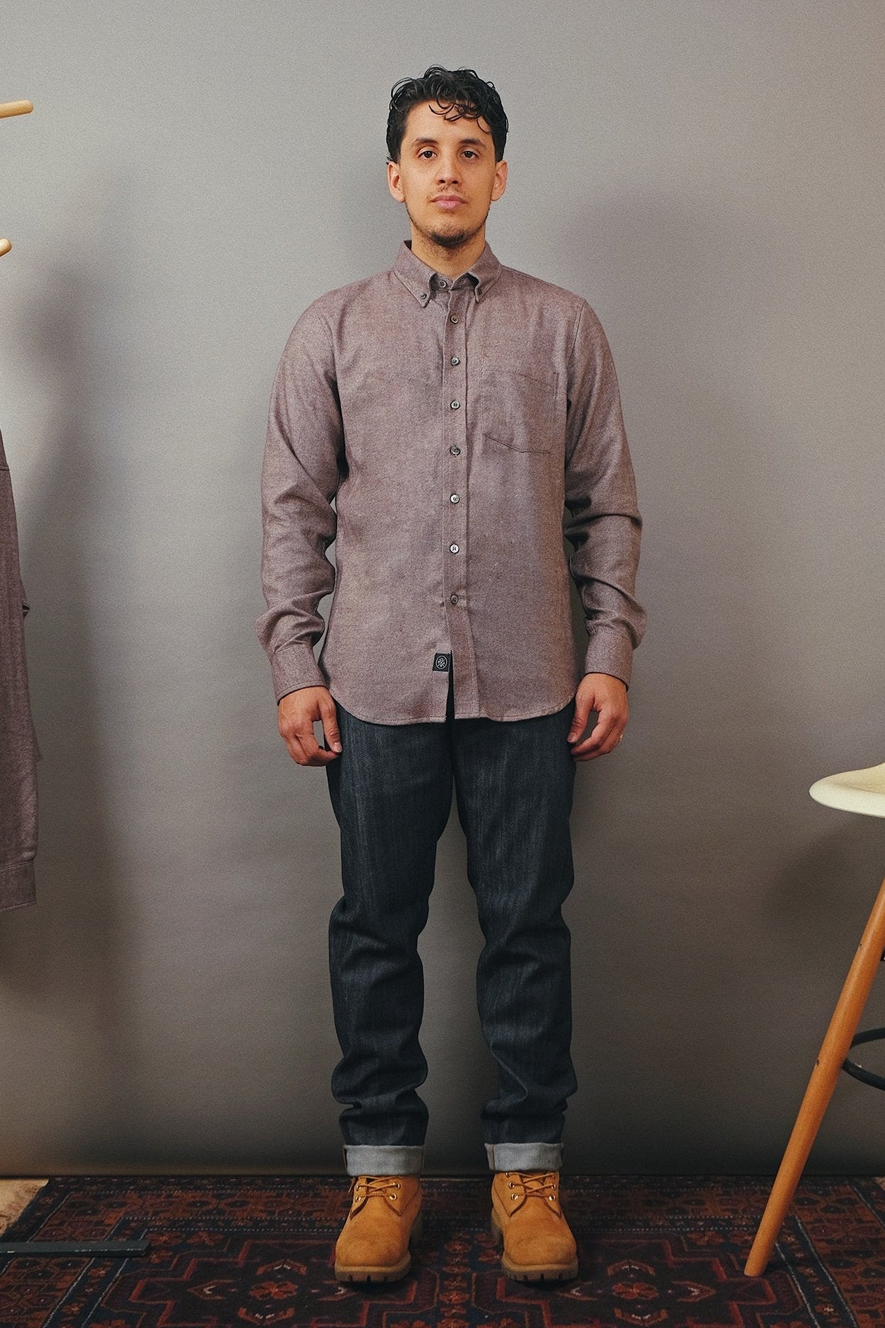 Twill Flannel Shirt Shirts Outclass   