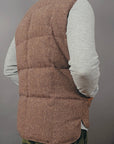 Herringbone Down Vest Vests Outclass   