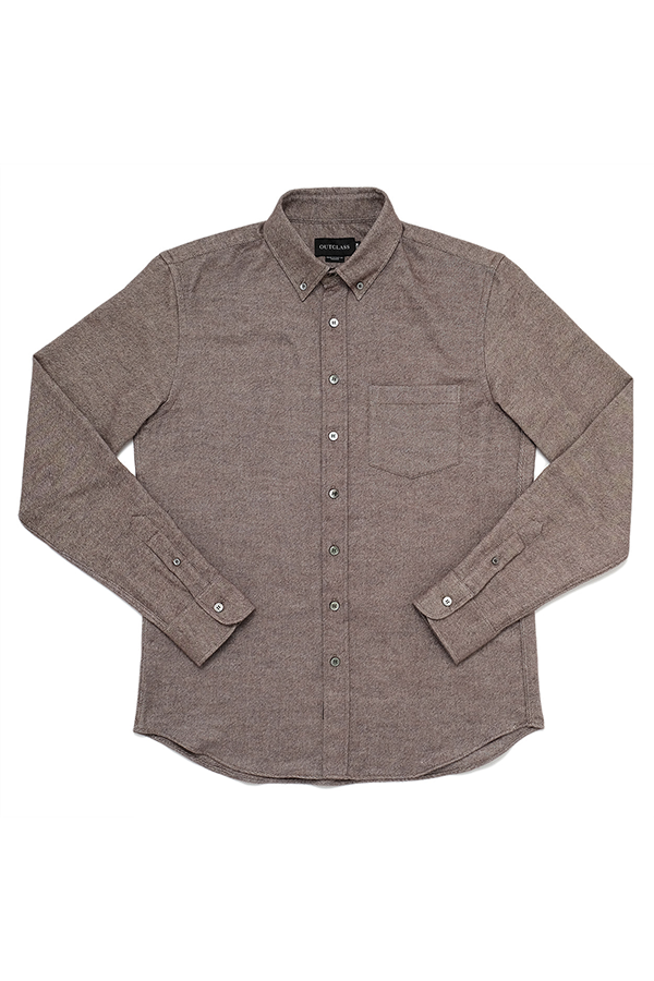 Twill Flannel Shirt Shirts Outclass   