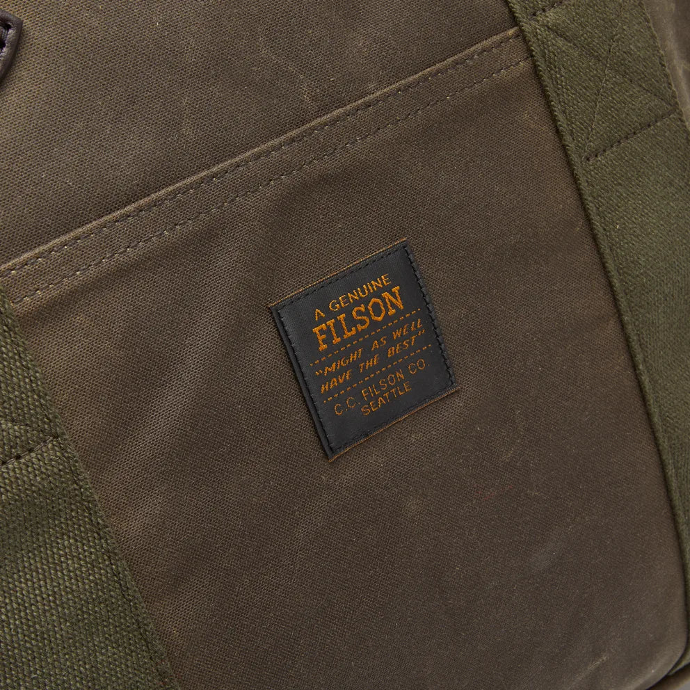 Tin Cloth Zipper Tote Bag Bags Filson   