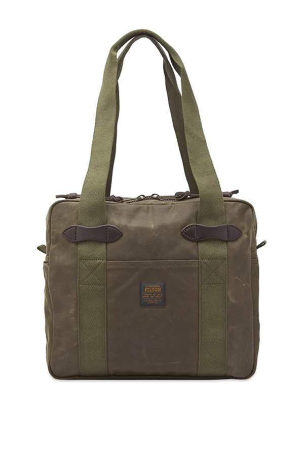 Tin Cloth Zipper Tote Bag Bags Filson   