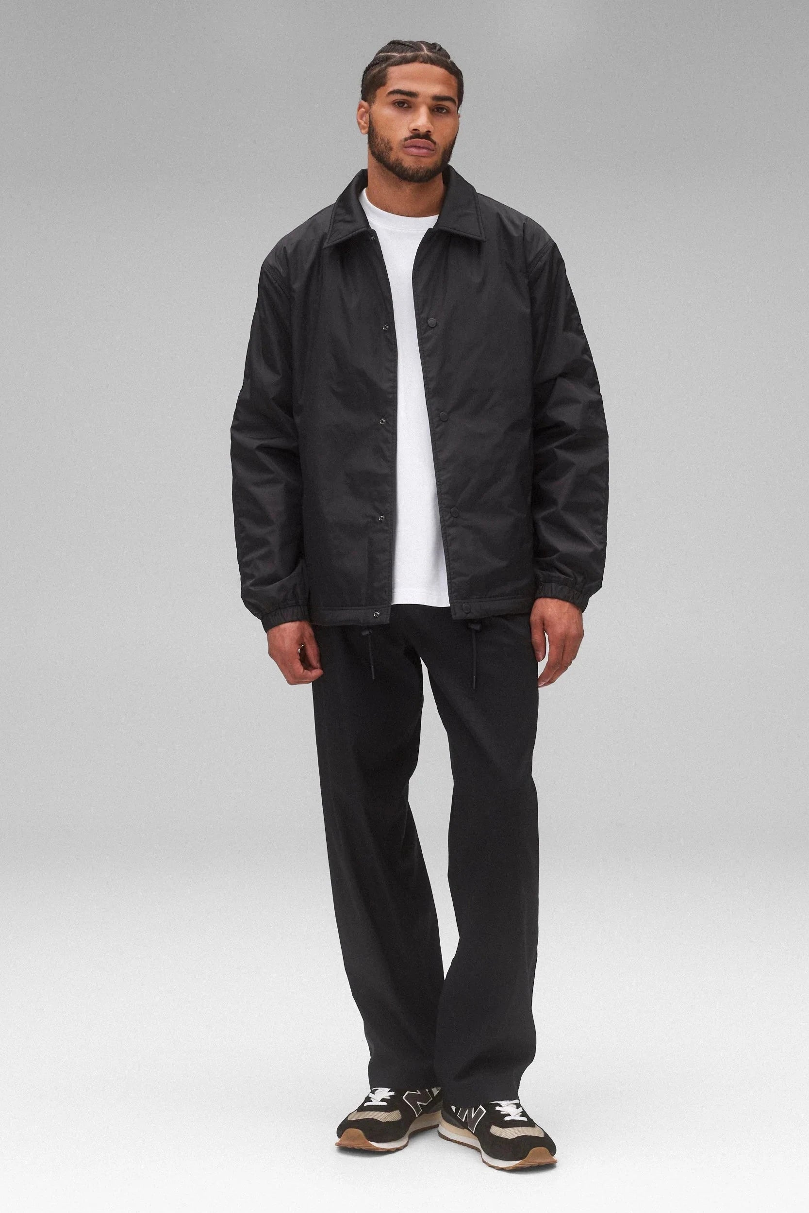 Econyl Satin Nylon Coach’s Jacket