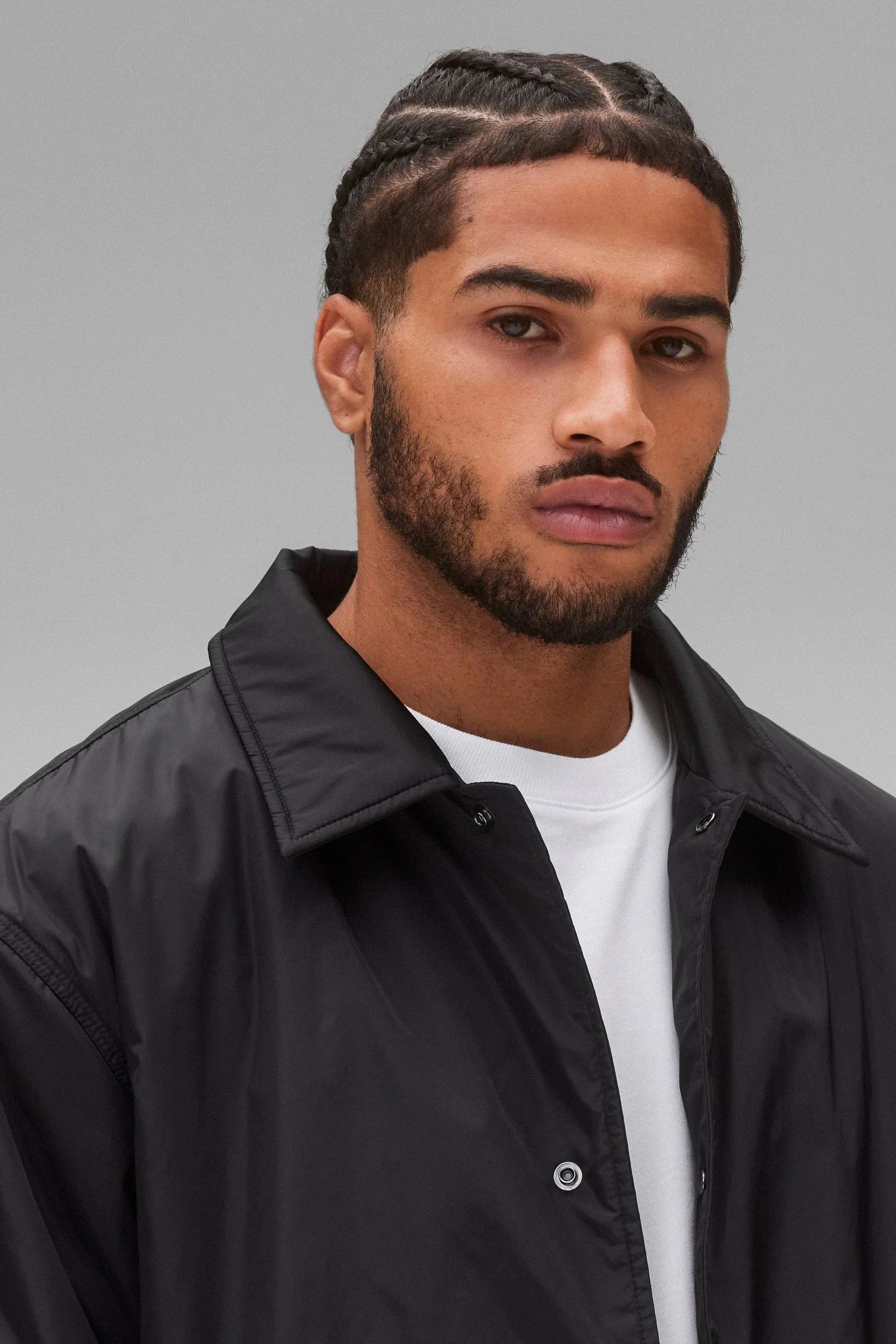 Econyl Satin Nylon Coach’s Jacket