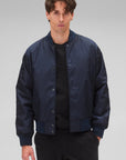 Econyl Satin Nylon Stadium Jacket