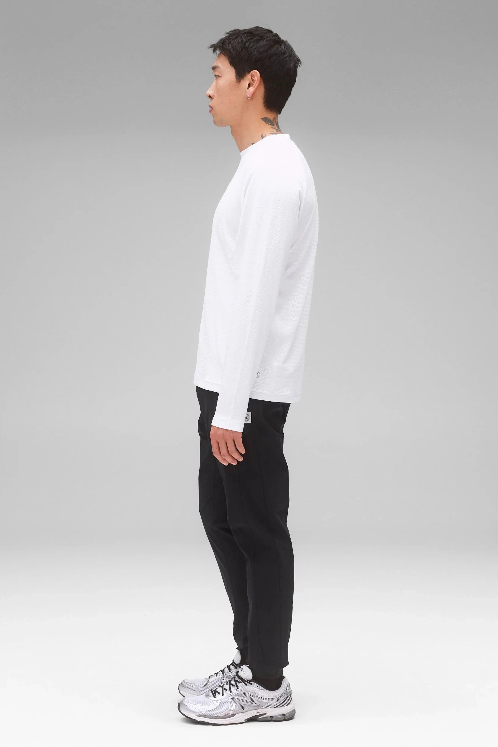 Stretch Warp Knit Coach&#39;s Slim Jogger