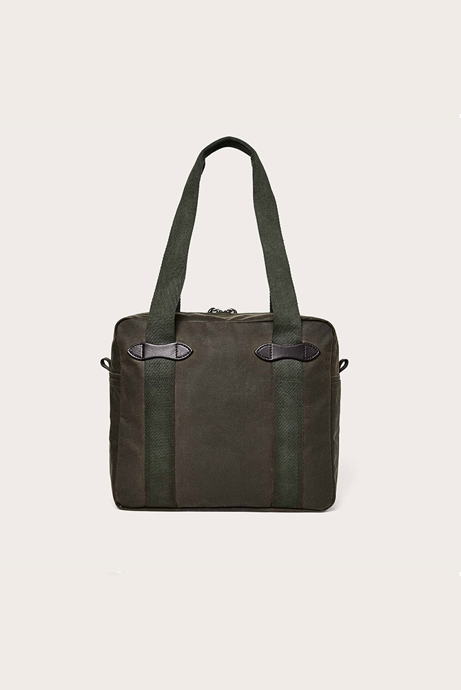 Tin Cloth Zipper Tote Bag Bags Filson