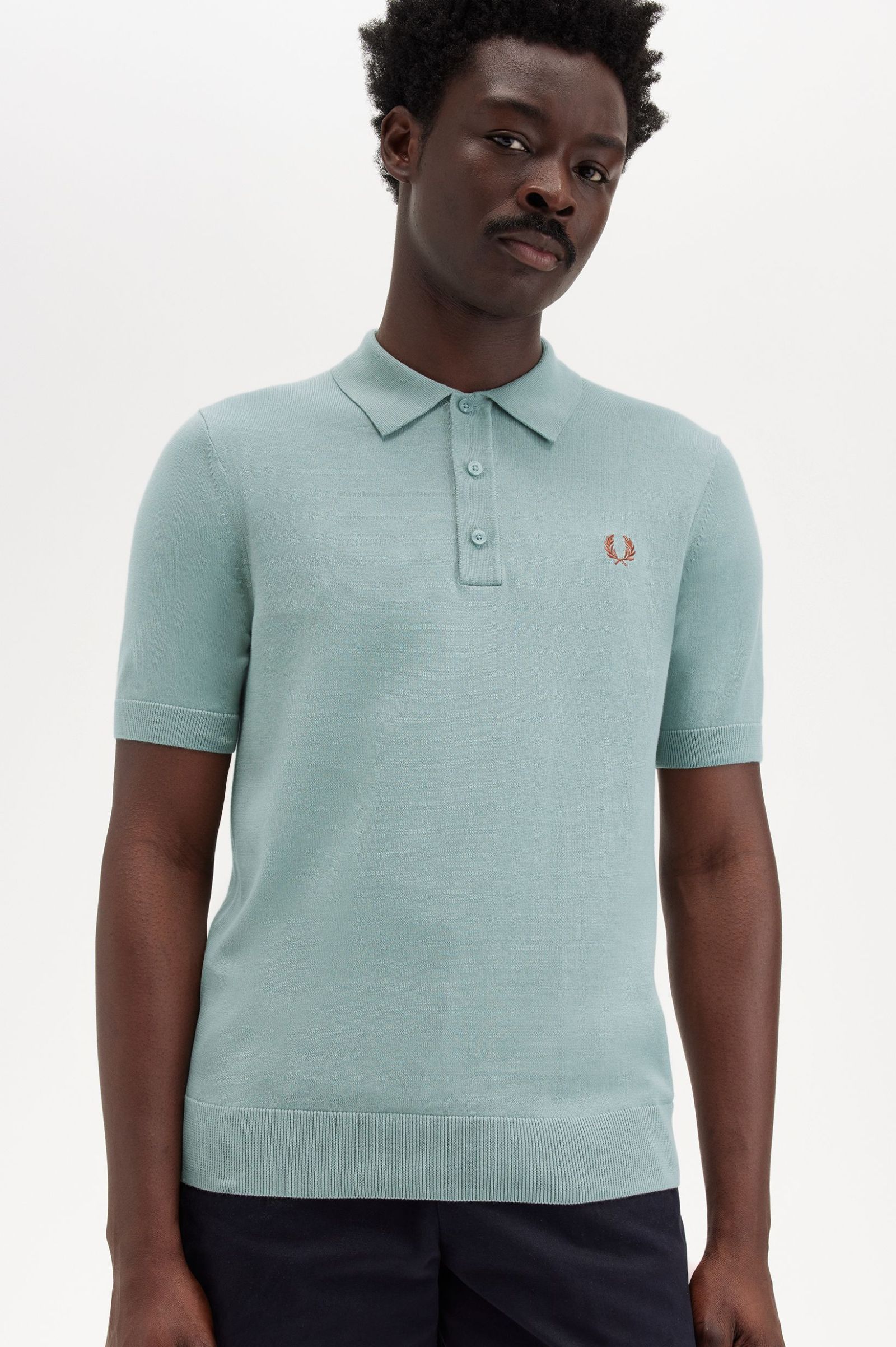 Cotton Knitted Shirt Polos Fred Perry