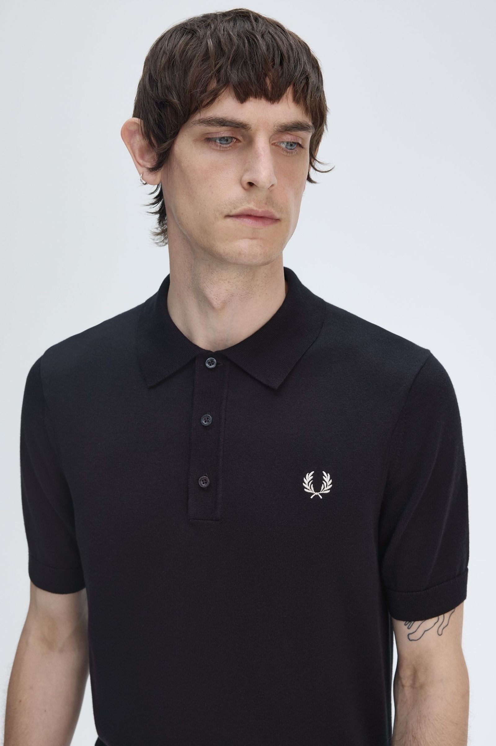 Cotton Knitted Shirt Polos Fred Perry