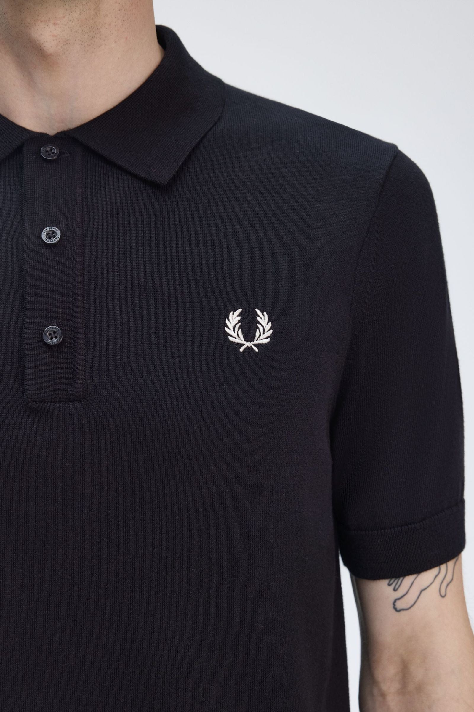 Cotton Knitted Shirt Polos Fred Perry