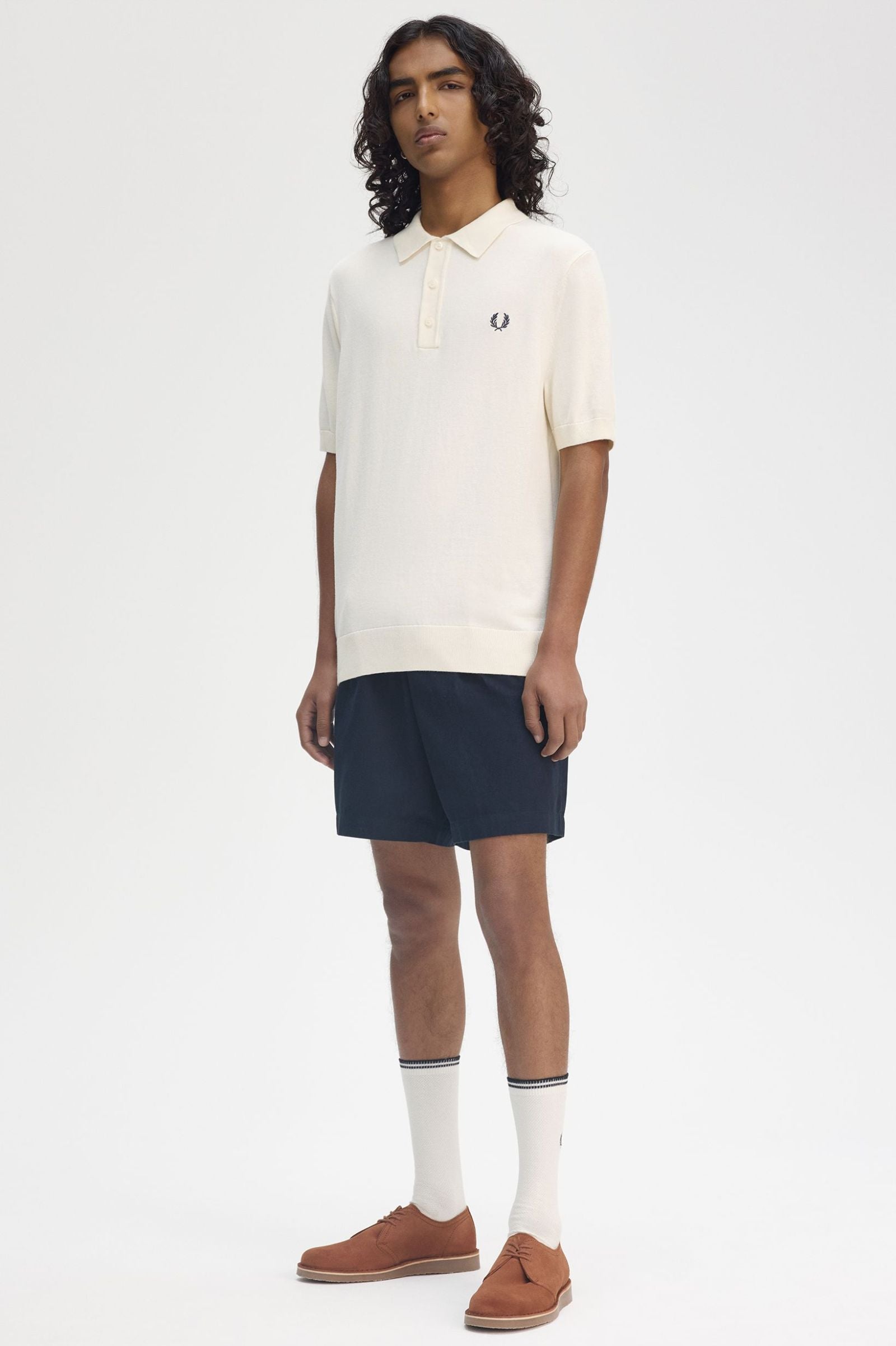 Cotton Knitted Shirt Polos Fred Perry