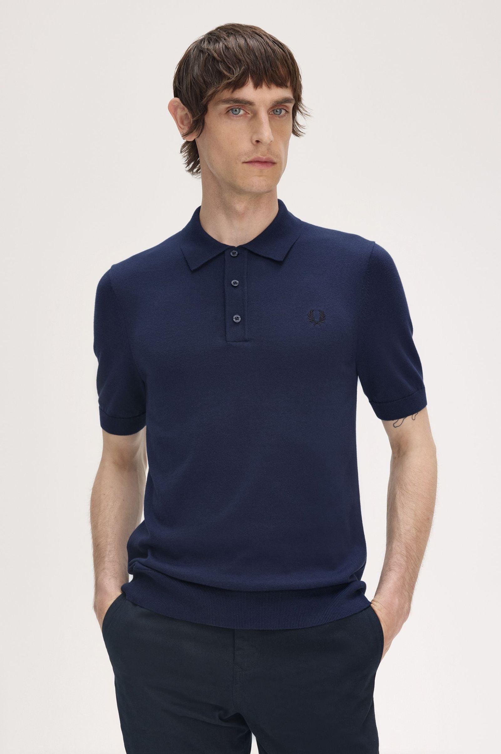 Cotton Knitted Shirt Polos Fred Perry