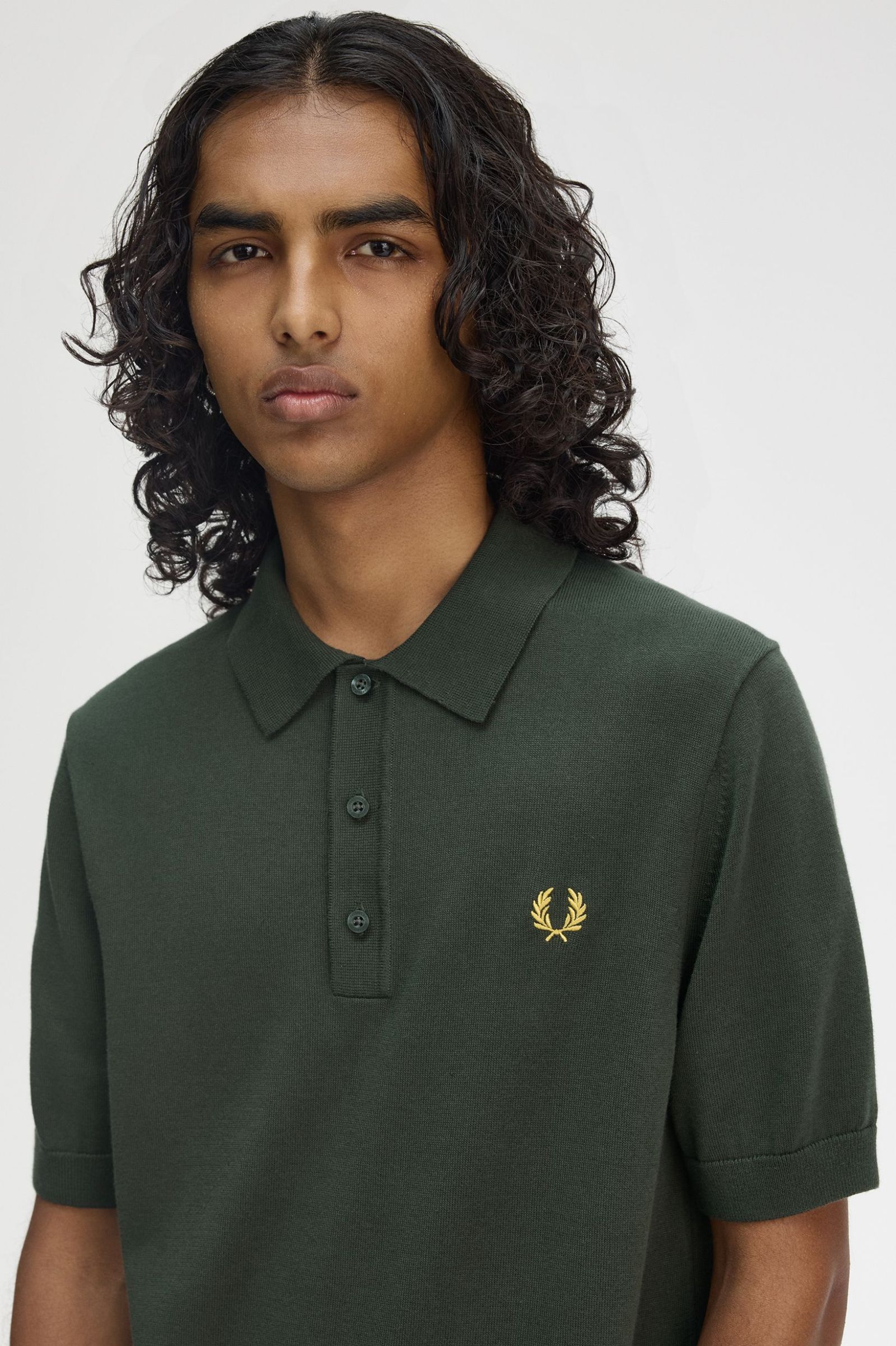 Cotton Knitted Shirt Polos Fred Perry