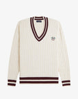 Cable Knit Tennis Jumper Sweaters Fred Perry