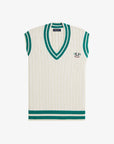 Cable Knit Tennis Tank Sweaters Fred Perry