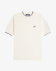 Texture Front Knitted T-Shirt T-Shirts Fred Perry