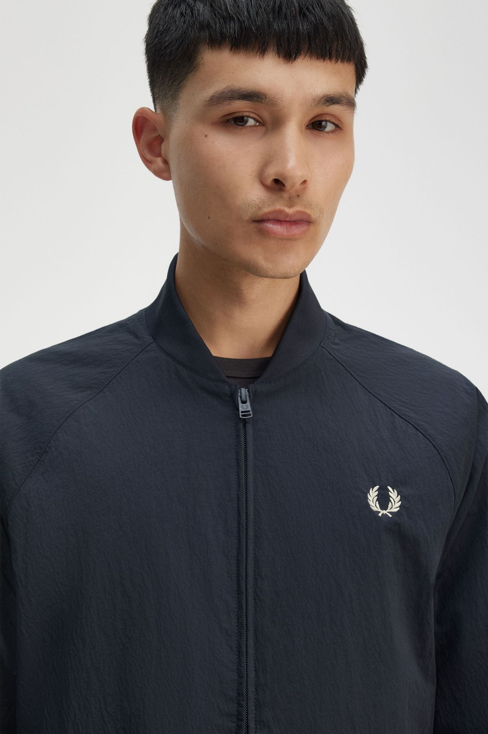 Textured Tennis Bomber Jackets Fred Perry