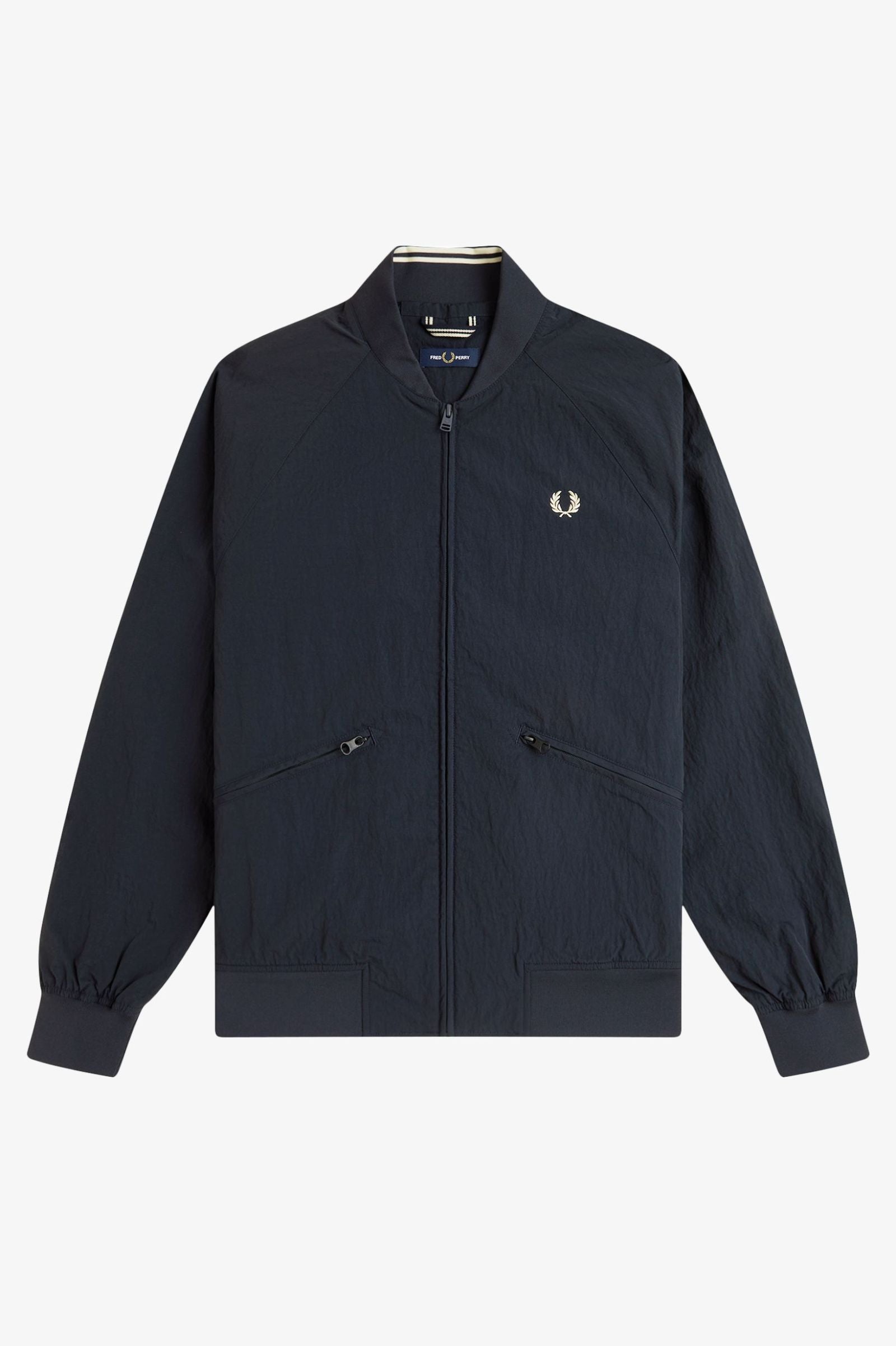 Textured Tennis Bomber Jackets Fred Perry