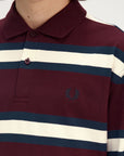 Jersey Stripe Polo Shirt Polos Fred Perry