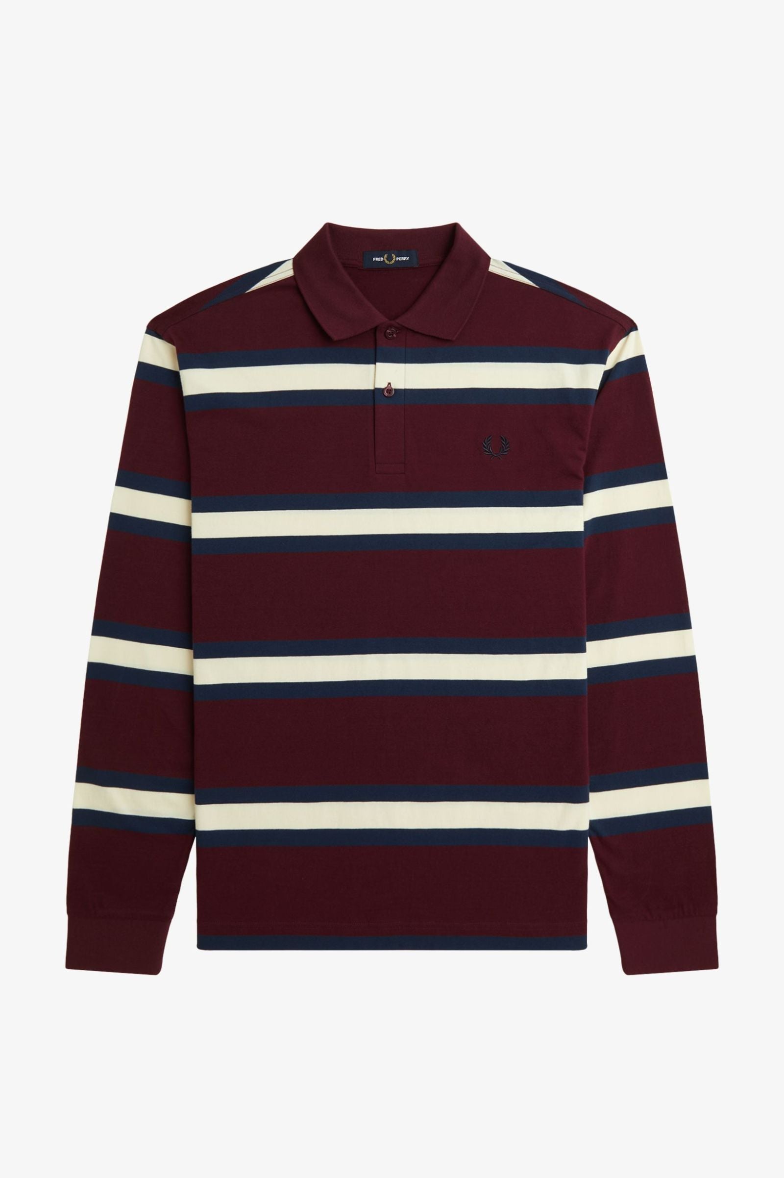 Jersey Stripe Polo Shirt Polos Fred Perry