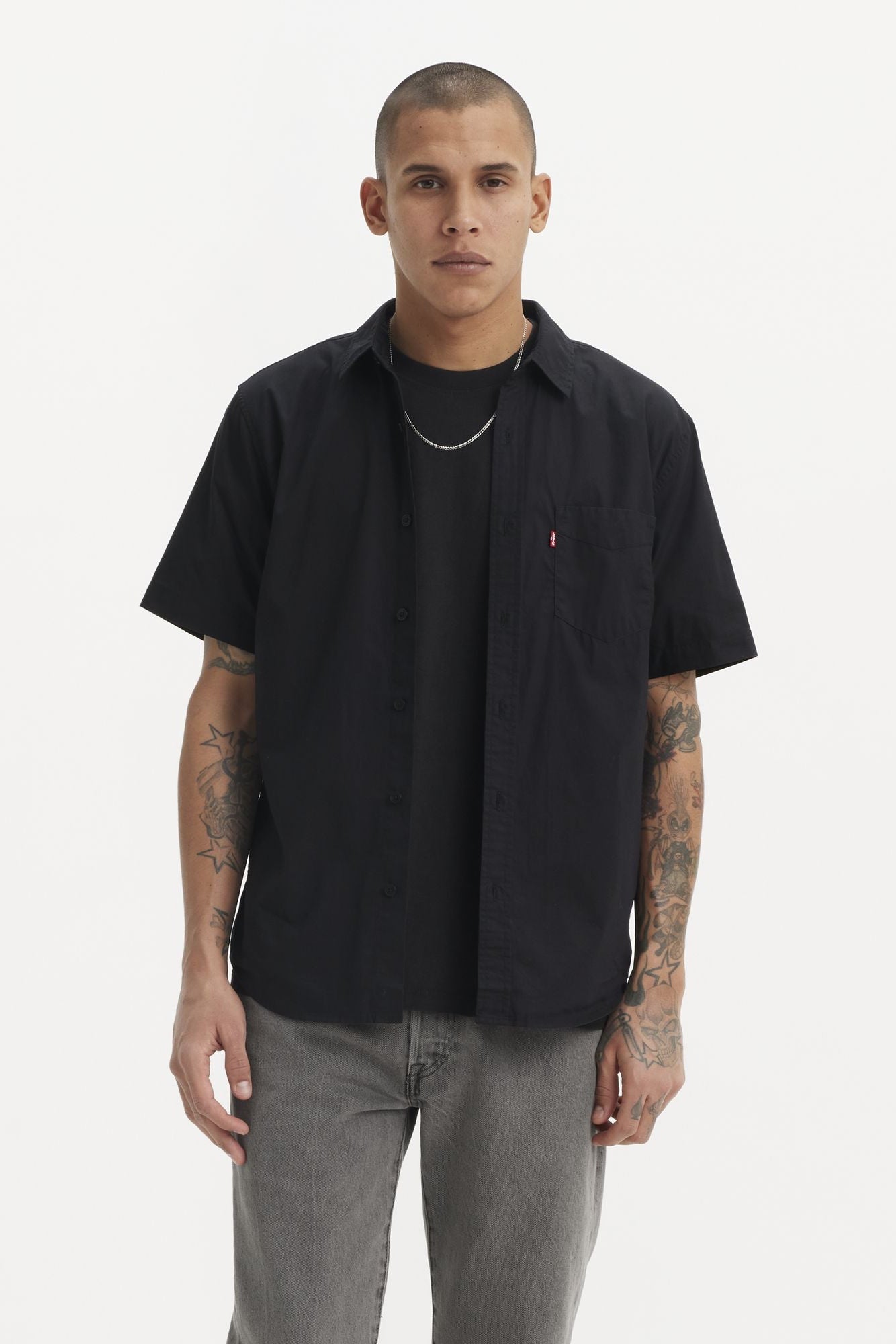 S/S Classic 1 Pocket Standard Shirt Shirts Levi's