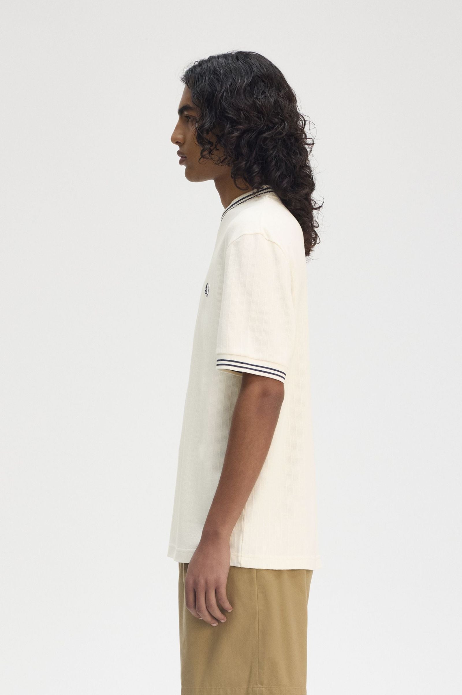 Ribbed Jersey T-Shirt T-Shirts Fred Perry