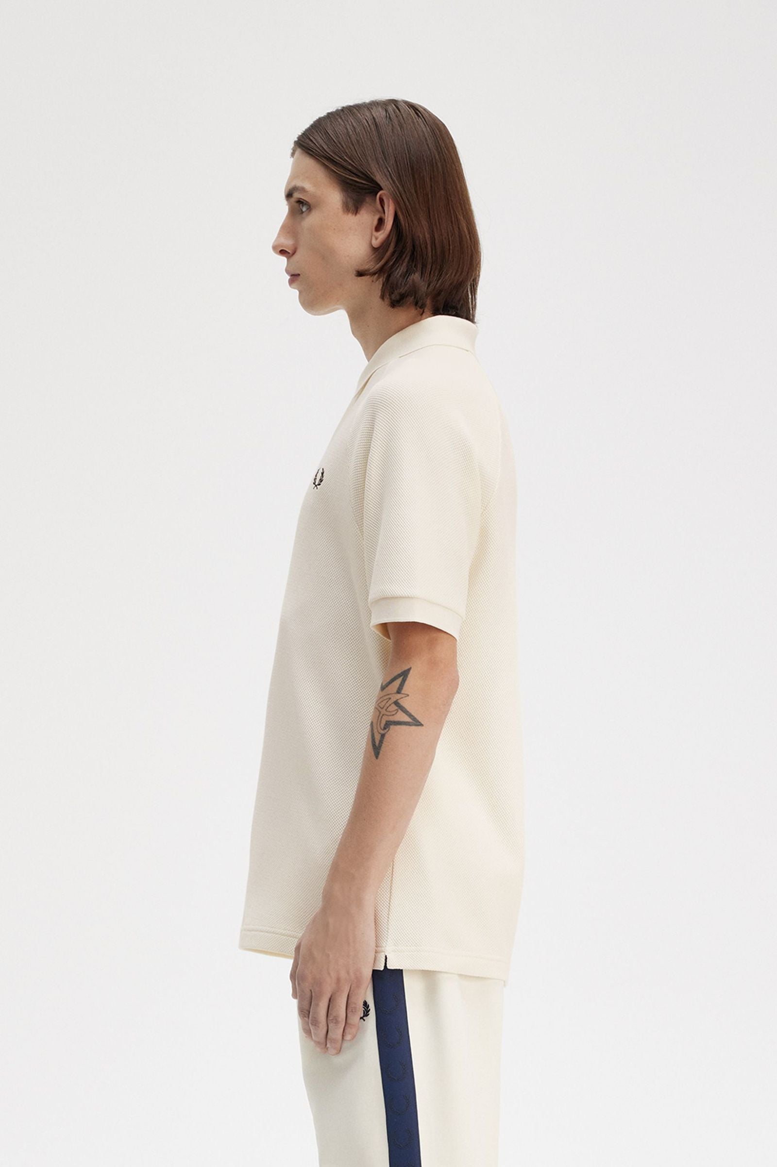 Textured Piqué Polo Shirt Polos Fred Perry