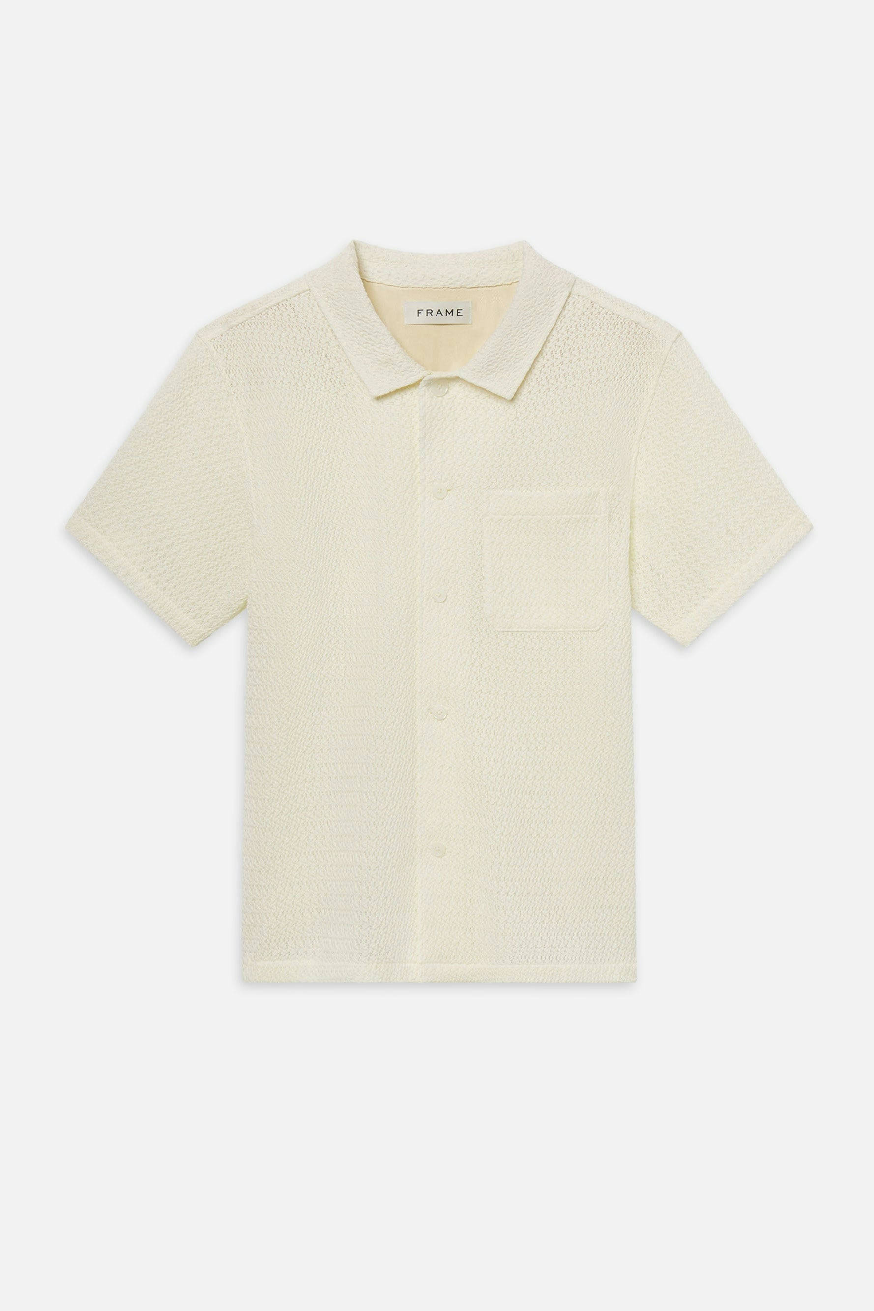 Open Weave Short Sleeve Shirt T-Shirts FRAME