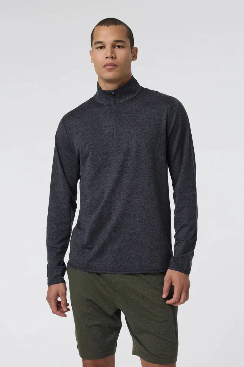 Ponto Half Zip Mock Neck Sweaters Vuori