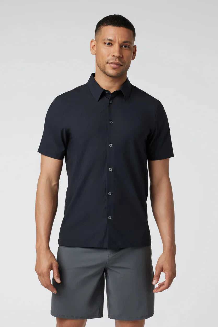 Short Sleeve Manhattan Button Down Shirts Vuori