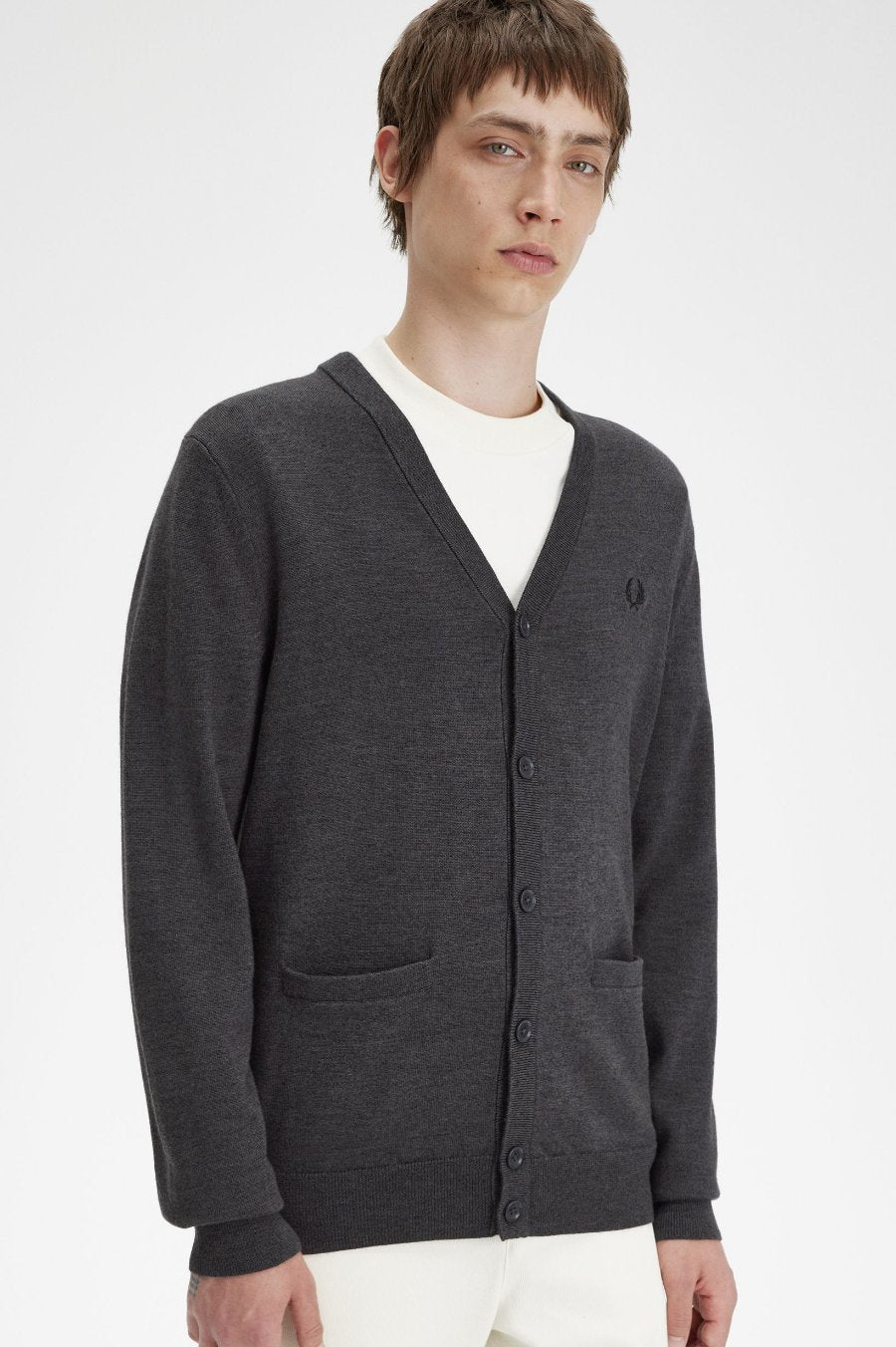 Classic Cardigan Sweaters Fred Perry