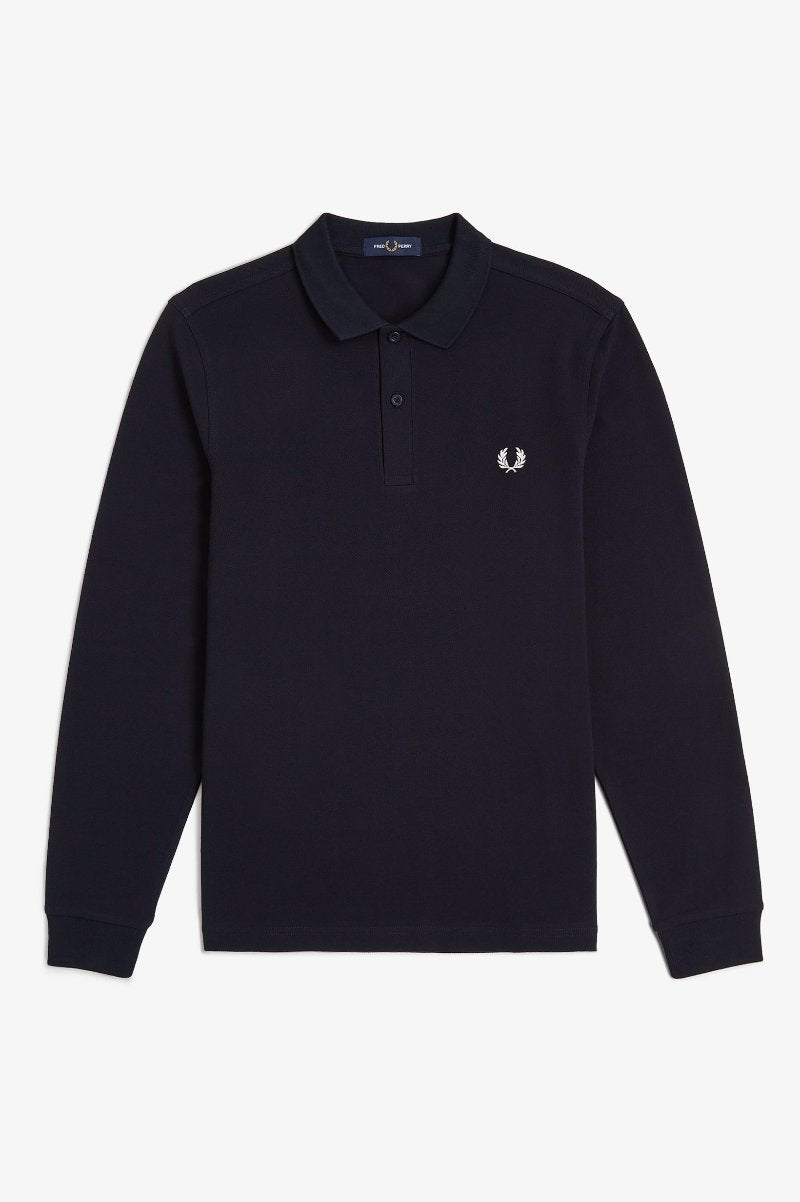 Long Sleeve Twin Tipped Fred Perry Shirt Polos Fred Perry   