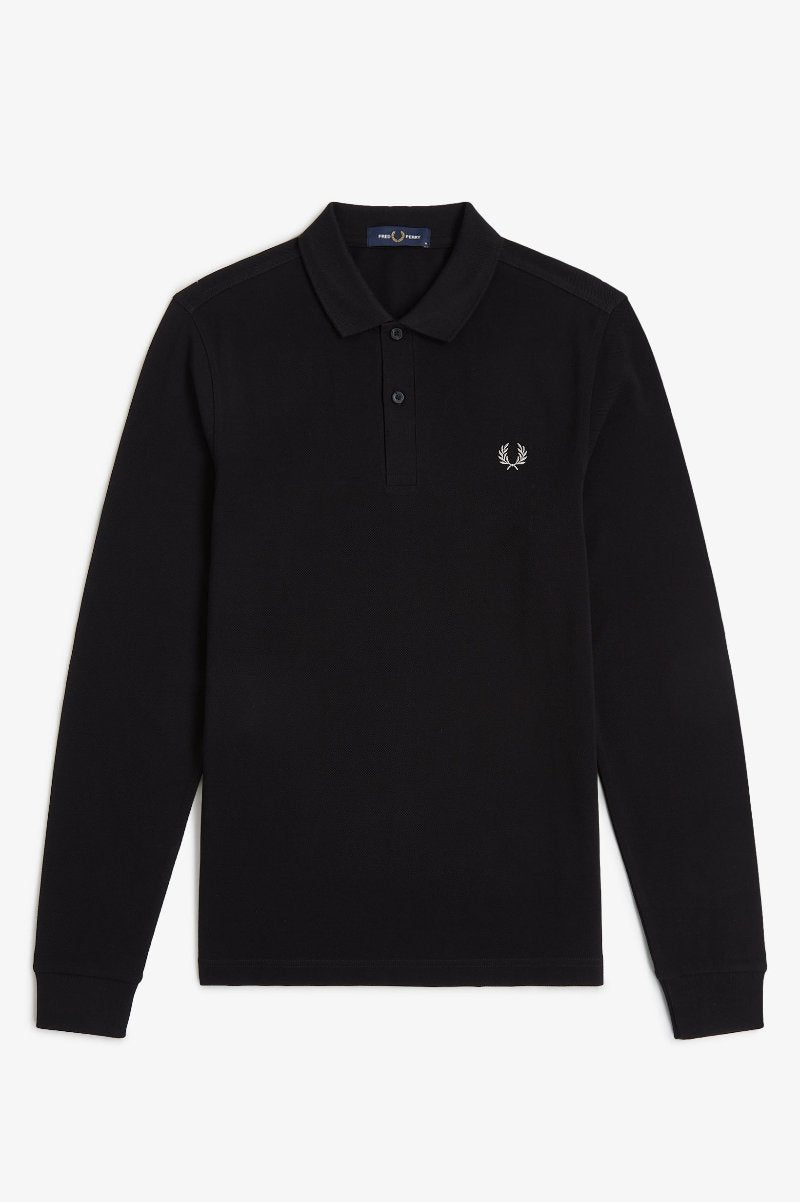 Long Sleeve Twin Tipped Fred Perry Shirt Polos Fred Perry   