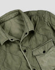 Flight Quilted Shirt Jacket Jackets Save Khaki United   