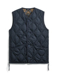 Military V-Neck Button Down Vest Vests Taion   