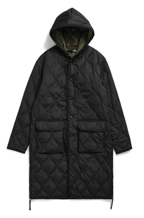 Military Hood Long Down Coat Jackets Taion   