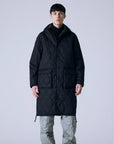 Military Hood Long Down Coat Jackets Taion   