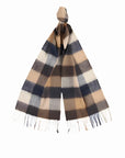 Wool Cashmere Tartan Scarf Scarves Barbour   