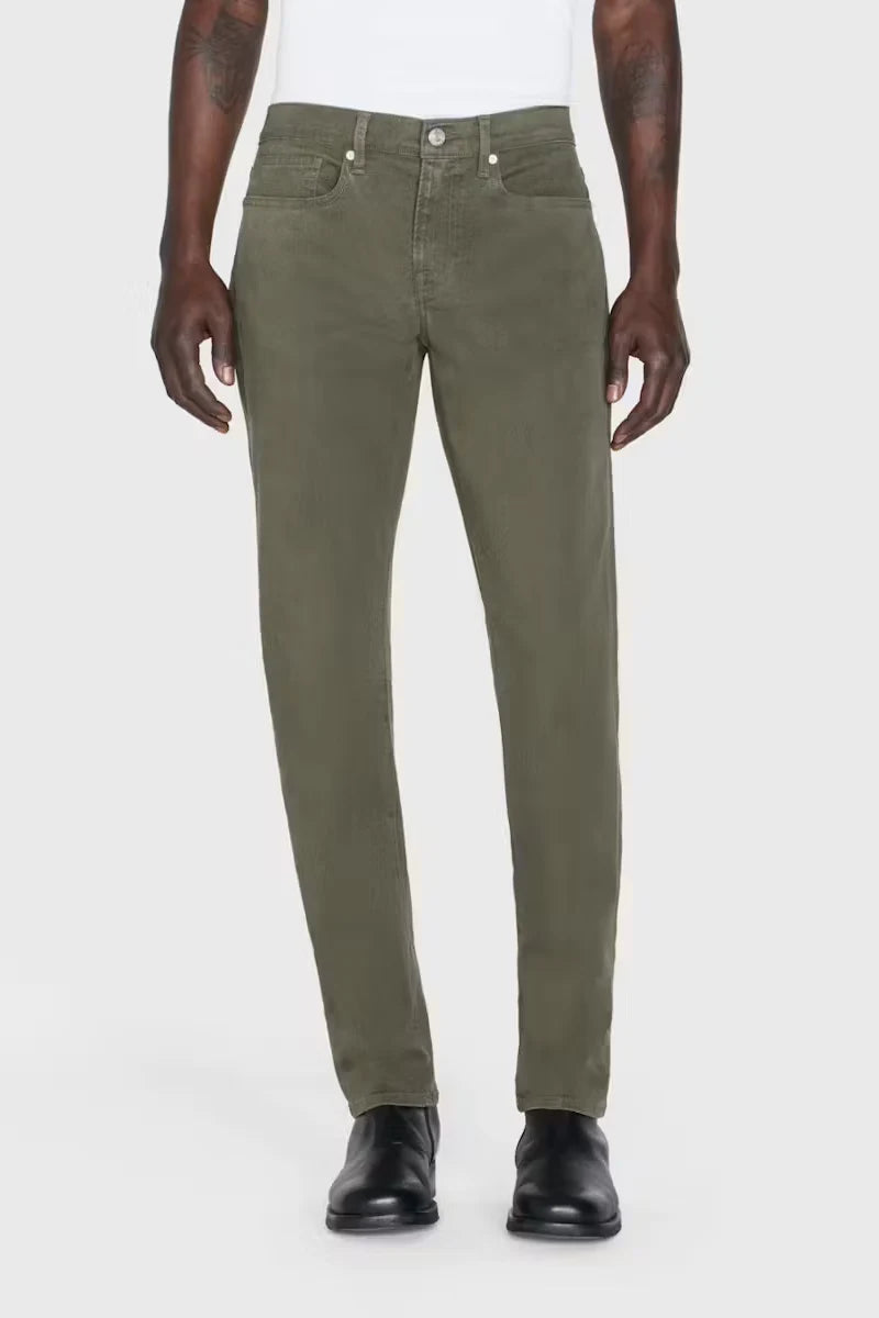 L'Homme Slim Brushed Twill Pants FRAME   